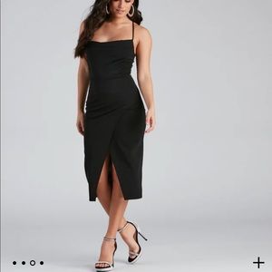 Brand New Windsor High Slit Dress